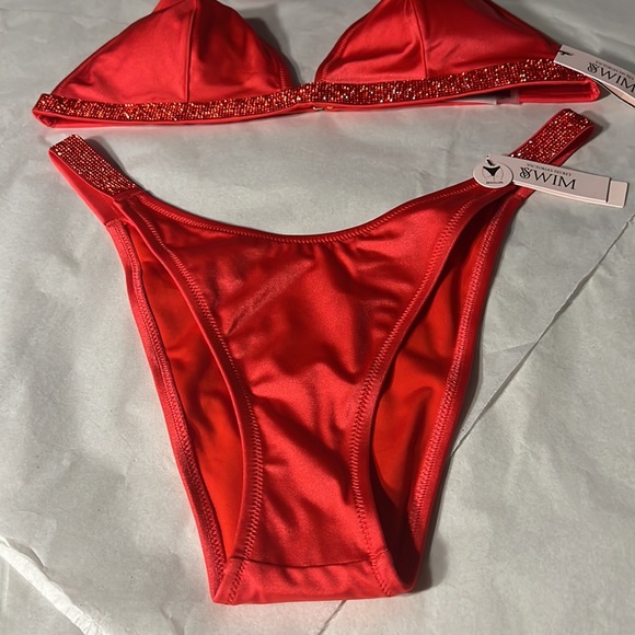 (L) 2pcs Victoria’s Secret Swim Bikini Rhinestones Set - Picture 5 of 12